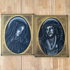 Mary & Jesus Canvas Wall Art